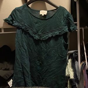 SEZANE RUFFLE TEE